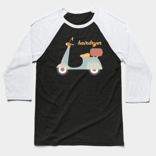 Moped "hairdryer" in fun retro colors (Izzard reference) Baseball T-Shirt